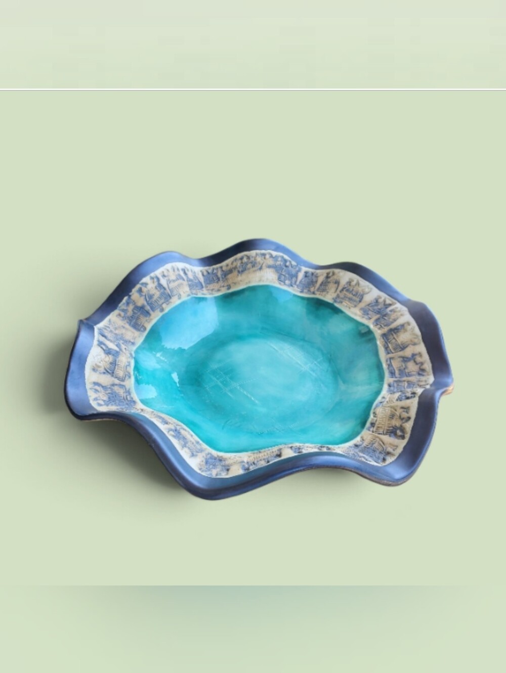 Vtg. Ceramic Art Studio Bowl
